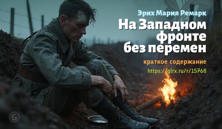 На Западном фронте без перемен, краткое содержание Эрих Мария Ремарк Читать краткий пересказ романа Эриха Марии Ремарка «На Западном фронте без перемен».