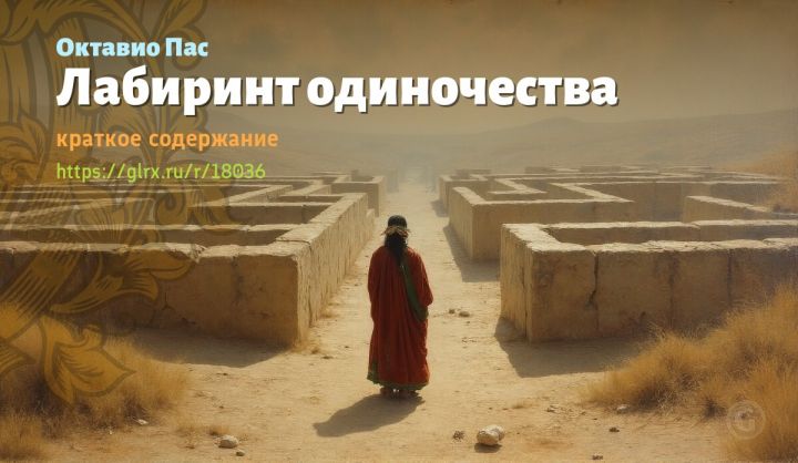 Лабиринт одиночества, Пас, краткое содержание Октавио Пас Читать краткий пересказ книги Октавио Паса «Лабиринт одиночества».