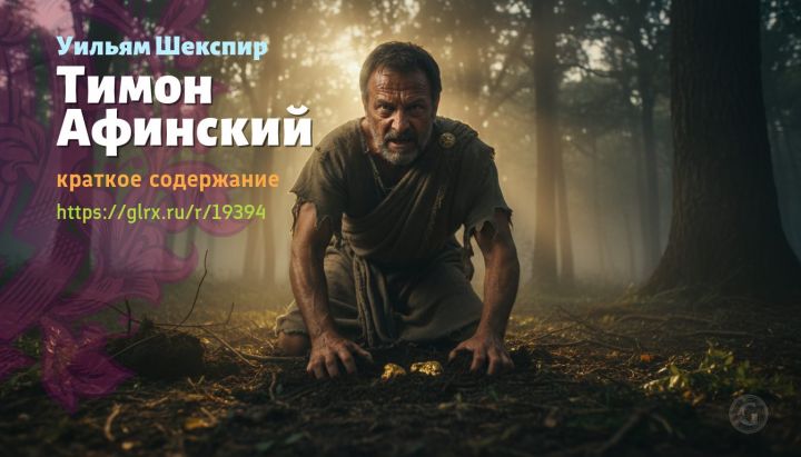 Тимон Афинский, Шекспир, краткое содержание Уильям Шекспир Читать краткий пересказ книги Уильяма Шекспира «Тимон Афинский».